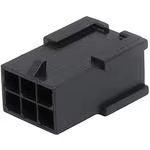 Molex 430250600 Micro-Fit 3.0 Plug Housing Dual Row 4 Circuits, 6 Pin 3 Mm In