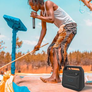 Rechargeable Karaoke Portable Bluetooth Speakers K10A Double Horn Pressure 24W