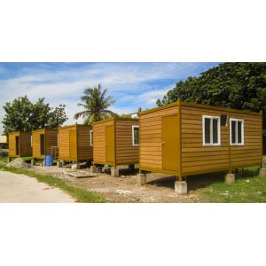Worker Accommodation Container House with Customized Square Design and Easy