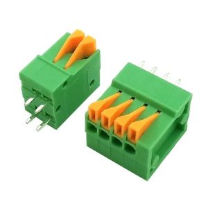 PA66 Housing 2.54mm Pitch PCB Screwless Terminal Block