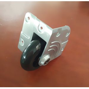 Cheap Diecast corner castor with 75mm polyurethane wheel. MS-W8675 for sale