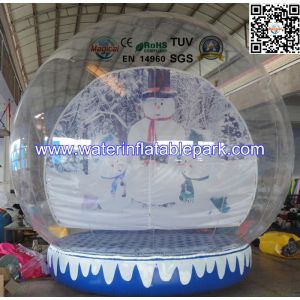 Cheap Advertising Inflatable Igloo Tent Snow Globe Showing SGS / EN14960 for sale