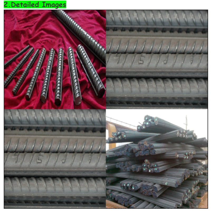 China Factory Cost-Effective HRB335 HRB400 HRB500 Steel Rebars for Building Reinforced Concrete Foundations Hot Rolled Long Bars