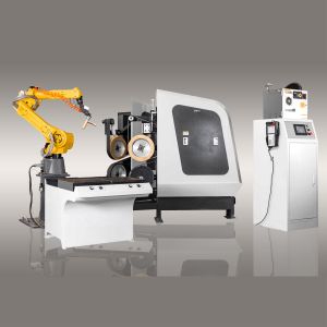 Cnc Grinding Machine 100% New FANUC Robot Grinding Cell With 380V Voltage For