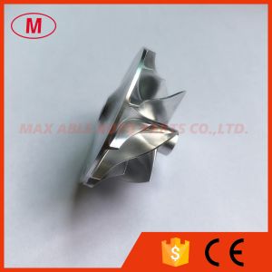 CT16V 36.04/48.00mm 6+6 blades Point milling turbo billet compressor wheel for