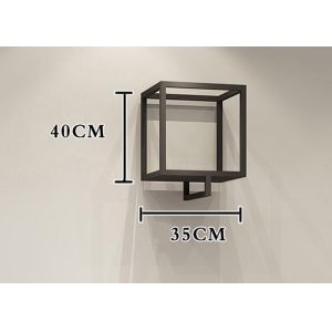 Customized Square Black Matt Clothes Display Stand / Retail Clothing Display