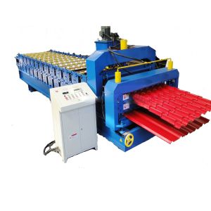 double layer roof panel rolling machine
