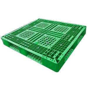 Grid Top Yellow Plastic Pallets Euro HDPE Plastic Pallet For Racking System