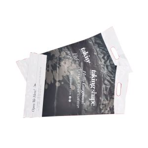 Lightweight 5mil Flexible Mailing Envelopes Die Cut Handle Bags