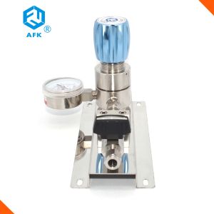 Laboratory Gas Analysis Stable Pressure Terminal Regulator 20.7Mpa Stainless