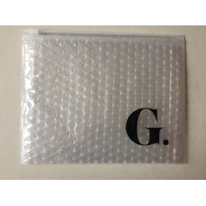 Zipper Design Bubble Package Envelope Glossy Surface With VMPET And PE Material