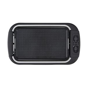 HomeSmokeless Electric Skillet with Removable Temperature Probe Indicator Light