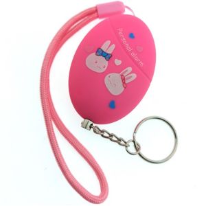 120db Personal Security Alarms 41g Self Defence Keychain Children