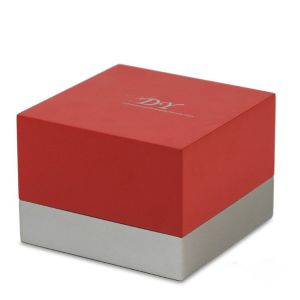 Cheap Red Watch Wood Case Wood Watch Organizer Shock Resistant Environmentally Friendly for sale