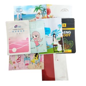 Custom printing, heat sealing and meticulous facial mask packaging bag for