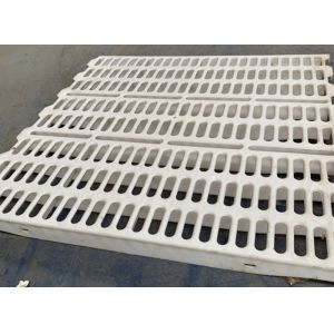 High Strength Goat Plastic Flooring , White Plastic Slatted Flooring For Sheep
