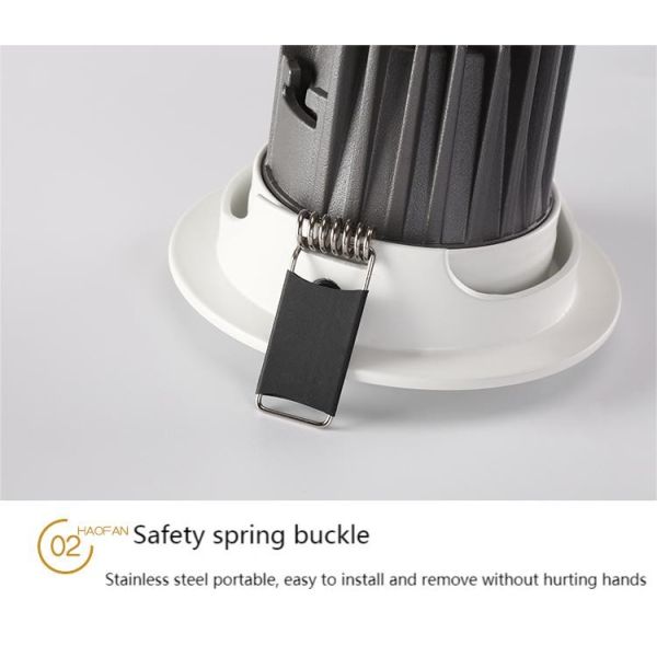 Quality DALI Dimmable Led Ceiling Spot Lights  12W 24deg Ra90 wholesale