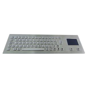 Stainless Steel Industrial Keyboard With Touchpad For Machines