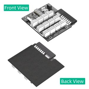 HP power adapter with 12 12V ATX6PIN power ports and 2 4PIN power ports,