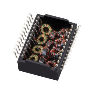 G24101MK 10/100/1000 Base-T Single Port SMD 24PIN Lan Magnetics Transformer