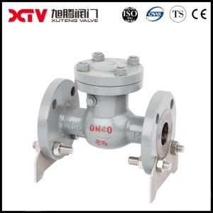 Reversing Flow Direction High Pressure Cast Steel Spring Flange Swing Check