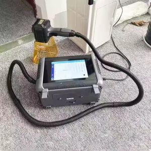 Mini Portable Hand-Held Fiber Laser Marking Machine For Metal 20w 30w Deep