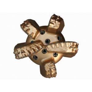 Antiwear 5 Wing Alloy Oil Well Drill Bit , Well Drilling Tools For Medium