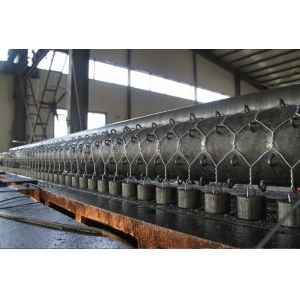 Heavy Hexagonal Gabion Wire Mesh Machine 2.5m 3m Or 4.3m Length 100*120mm Hole