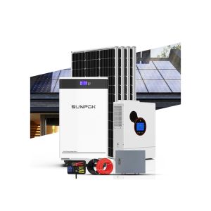 China Residential Solar Energy System 3Kw 10Kw 15Kw 20Kw 30Kw Hybrid Solar Panel Systems Mppt Function on sale