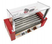 Advanced Fruit And Vegetable Processing Machine with 660*490*540mm Size and 9 Rollers Hot Dog Grill