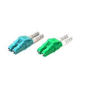 Duplex LC Fiber Optic Connector Dual Connections For High Density Networking