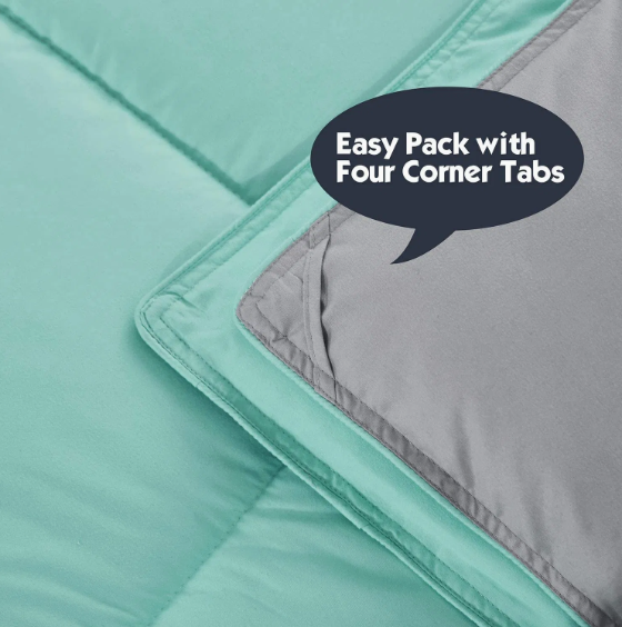 Super Soft Down Alternative Comforter - Customized Design Reversible with 2