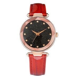 3ATM Waterproof Wrist Watch Switzerland Quartz With Leather Strap