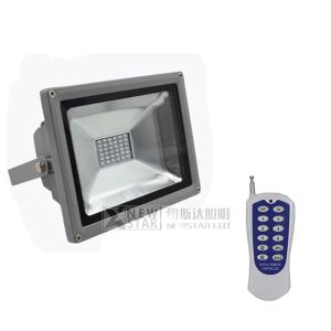 Cheap 20W SMD RGB LED Floodlight with RF Controller, IR/RGB/DMX 10W-200W RGB led floodlight for sale