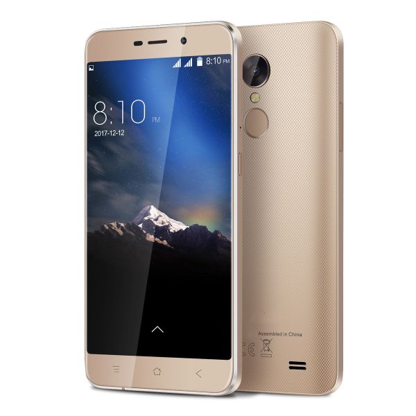 Mobile phone Fingerprint Android 7.0 2GB +16GB MTK6580A Quad core 5.0inch HD Smartphone 8.0MP GPS cell phone factory