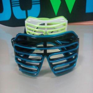 China high quality cute party glasses/el glasses/glow glasses on sale