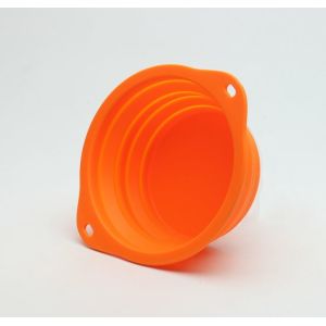 Convenient Microwave  Silicone Folding Bowl Unbreakable  For Camping