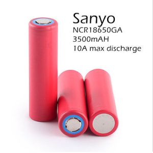 Original Sanyo Ga 3500mah 10A 18650ga Li-Ion Lithium Solar Batteries