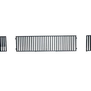 China Black Horizontal Framed Balustrades Handrails Fencing Solution on sale