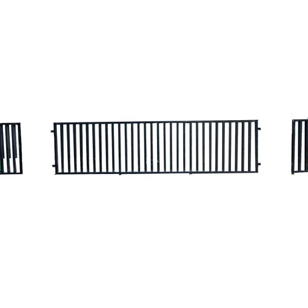 Quality Black Horizontal Framed Balustrades Handrails Fencing Solution wholesale