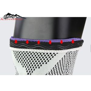 Custom Sports Knitted Breathable Nylon Knee Pads Anti Collision Eco - Friendly