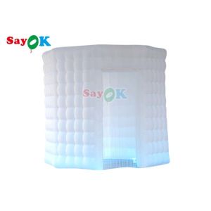 Cheap Waterproof Inflatable Photo Booth 2.5x2.5mH Digital Printing for sale