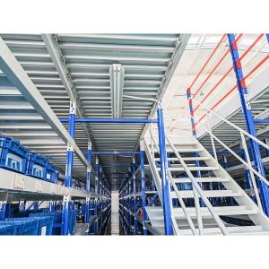 E-commerce and Chemical Plant Warehouse Bolted Mezzanine Shelving Rack with
