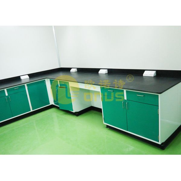 Black Epoxy Resin Lab Countertops Oem For Pharmaceutical Testing Centre with chemical resistance