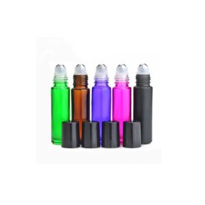 Empty Glass 10ml Roll On Perfume Bottles , Glass Roll On Perfume Containers