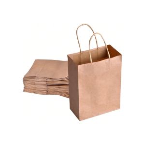 Offset Flexo Printing Kraft Paper Bag Eco Friendly Gift Packaging