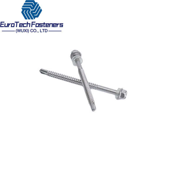 Quality 14g 6.30mm 3/8" 1 1 4" Hex Flange Head Self Drilling Screw Self Tapping Screw #14 #10 #4  #8 wholesale