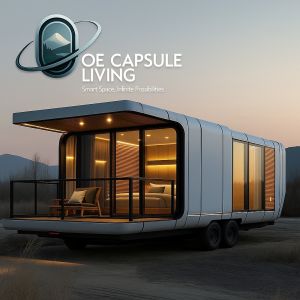 Portable Apple Cabin Customized Container Mobile Space Capsule House Prefab Easy