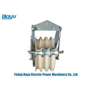 Conductor Pulleys Transmission Line Tools With Single / Three Grounding Wheels