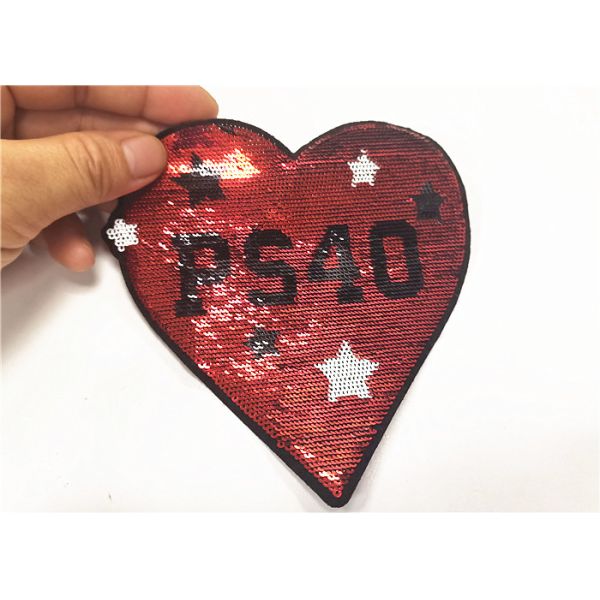 Quality Laser Cut Border Sequin Patches For Clothes Eco Friendly Recycled Material wholesale